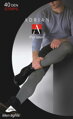 Gestreifte Herrenstrumpfhose STRIPES 40 DEN Adrian