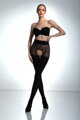 Extravagante blickdichte Strumpfhose BLACK DIAMOND 30/60 DEN Amour