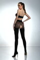 Extravagante blickdichte Strumpfhose BLACK DIAMOND 30/60 DEN Amour