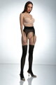 Erotische ouvert Strumpfhose mit Spitze und Punkten PIN-UP 40 DEN Amour