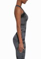 Gemustertes Sporttop INTENSE 70 BasBleu