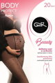Umstandsstrumpfhose mit Herzen BODY PROTECT 02 20 DEN Gatta