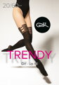 Damenstrumpfhose mit Muster GIRL-UP 48 20/60 DEN Gatta