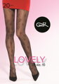 Strumpfhose mit Herzen LOVELY 10 20 DEN Gatta