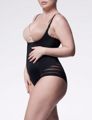 Mesh-Schlankheitsbodys 119 MESH BODY OPEN BUST Julimex