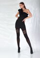 Gemusterte Strumpfhose mit Herzmotiv TONIGHT 50 DEN Knittex