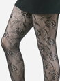 Netzstrumpfhose mit Rosen № 024 Lores