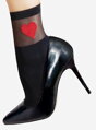 Nylonsocken mit Herzen AMORE 20/60 DEN Lores