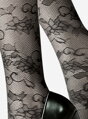 Zarte florale Netzsocken BERENICA Lores