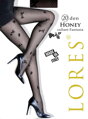Fantasie-Strumpfhose mit Bienenmotiv HONEY 20 DEN Lores