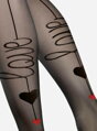 Schwarze Strumpfhose LOVE 20 DEN Lores