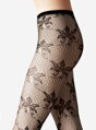 Netzstrumpfhose mit großen Blumen PALERMO Lores