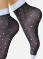 Gepunktete Socken POIS BIANCHI 20 DEN Lores