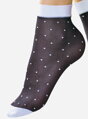 Gepunktete Socken POIS BIANCHI 20 DEN Lores