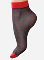 Gepunktete Socken POIS ROSSI 20 DEN Lores