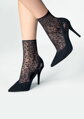 Schwarze Damensocken mit Tiermuster C23 Marilyn