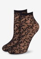 Schwarze Damensocken mit Tiermuster C23 Marilyn