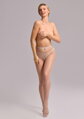 Damenstrumpfhose mit geometrischem Muster CHARLY E04 Marilyn