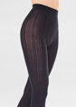 Strumpfhose mit Jacquard-Muster, optisch verlängernd die Beine DIANA F01 Marilyn