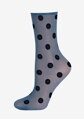 Stylische dünne Socken mit Punkten FORTE BIG DOTS Marilyn