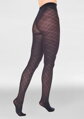 Strumpfhose mit markantem Jacquard-Rautenmuster GRACE F02 Marilyn