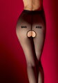 Damen-Erotikstrumpfhose mit Schriftzug und offenem Schnitt H19 HOT Marilyn