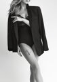 Damenstrumpfhose mit dezenter Aufschrift am Oberschenkel Impossible ALLURE C06 Marilyn