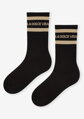 Hohe Damensocken mit glänzendem Muster LA DOLCE VITA URBAN SOCKS Marilyn