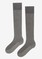 Damen-Overknee-Socken aus Baumwolle mit Rippmuster ZAZU COTTON A40 Marilyn