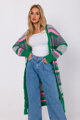 Gestreifter farbiger Cardigan M774 Moe - Model 1