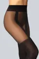 Schwarze matte Strumpfhose CHLOE 30/50 DEN Mona