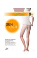 Dünne Sommerstrumpfhose SUN LIGHT 8 DEN Omsa