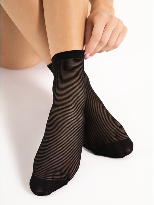 Gestreifte Socken G 1150 ANNA 20 DEN Fiore Gestreifte Socken G 1150 ANNA 20 DEN Fiore