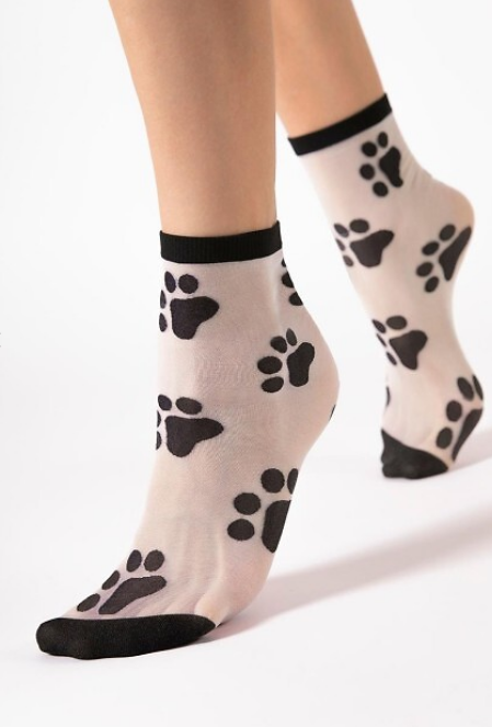 Socken mit Pfoten G 1192 PAWPAW 20 DEN Fiore Socken mit Pfoten G 1192 PAWPAW 20 DEN Fiore