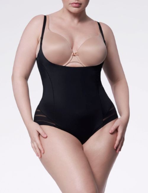 Mesh-Schlankheitsbodys 119 MESH BODY OPEN BUST Julimex Mesh-Schlankheitsbodys 119 MESH BODY OPEN BUST Julimex