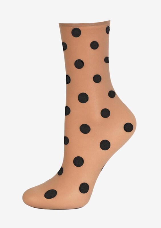 Stylische dünne Socken mit Punkten FORTE BIG DOTS Marilyn Stylische dünne Socken mit Punkten FORTE BIG DOTS Marilyn