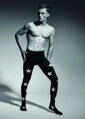 Gemusterte Herrenstrumpfhose STAR 60 DEN Adrian