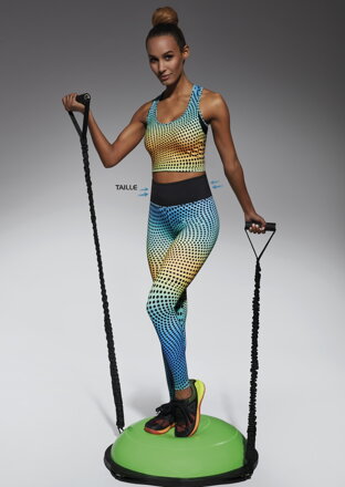 Sportleggings WAVE 90 200 DEN BasBleu