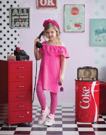 Gemusterte Kinderstrumpfhose BUBBLES 40 DEN Knittex