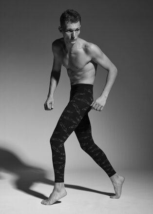 Gemusterte Herren Leggings CARS 60 DEN Adrian